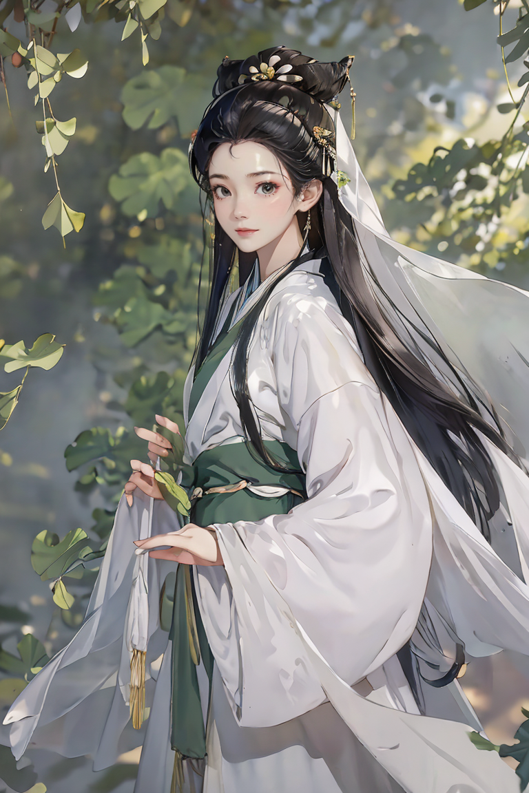 385939-1650513814-masterpiece,best quality,Baisuzhen,1girl, white hanfu, veil, (((Willow leaf))), _lora_Baisuzhen_20230814000736_0.75_, high quali.png